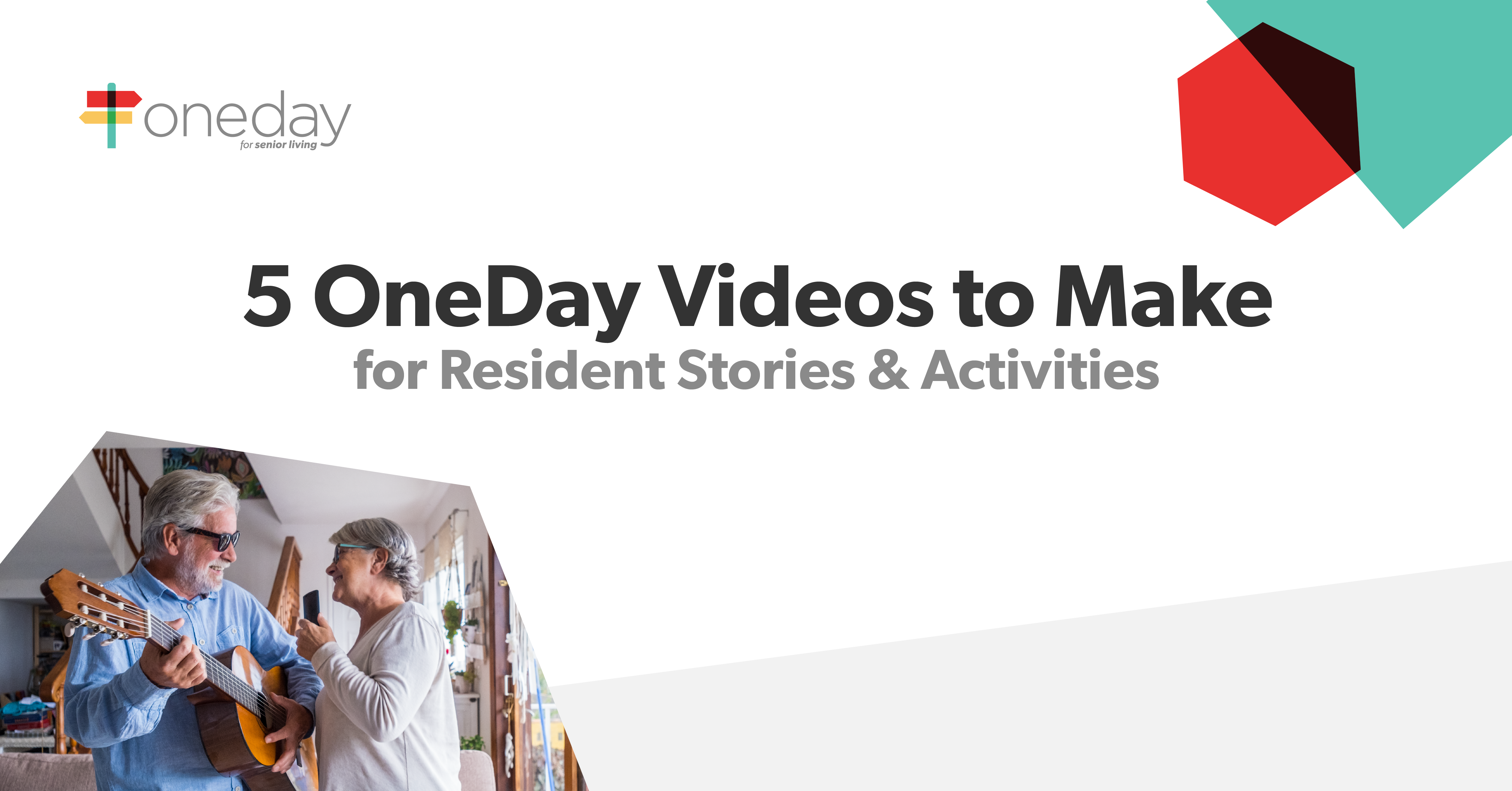 A look at five simple yet powerful instances where OneDay Resident Story videos will benefit your senior living community’s residents and their loved ones.